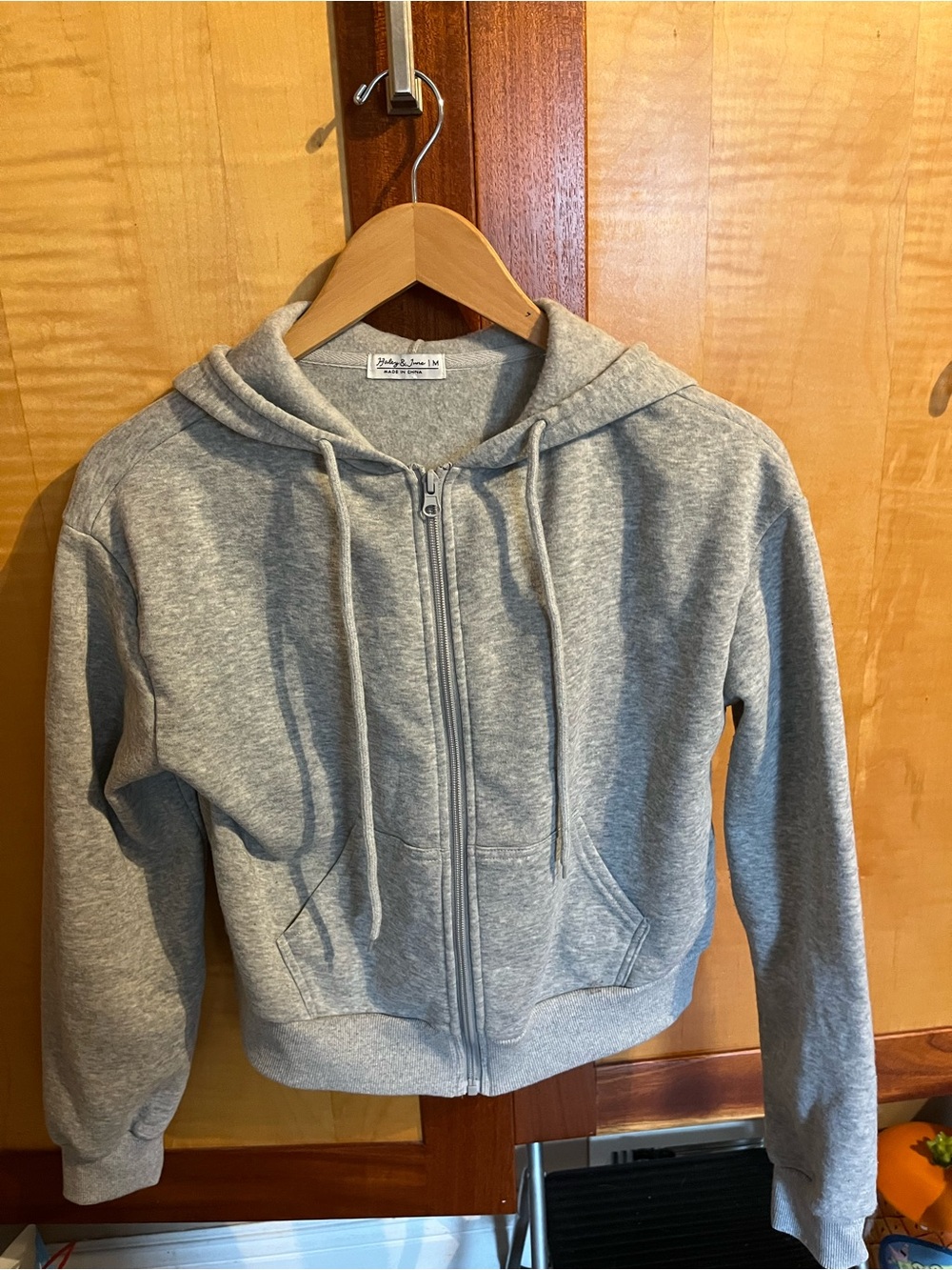Women’s Cropped Zip Up Hoodie